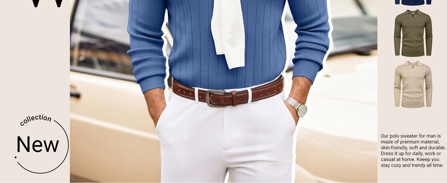 mens polo pullover shirts long sleeve