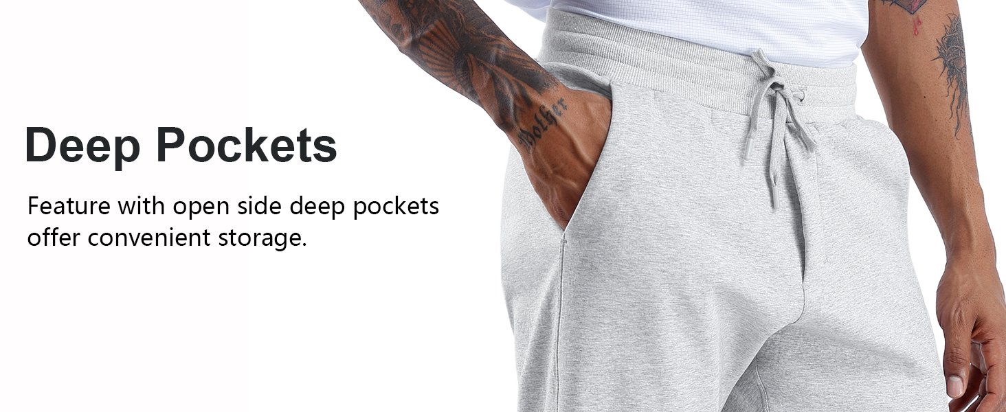 Mens' Fleece Joggers Pants