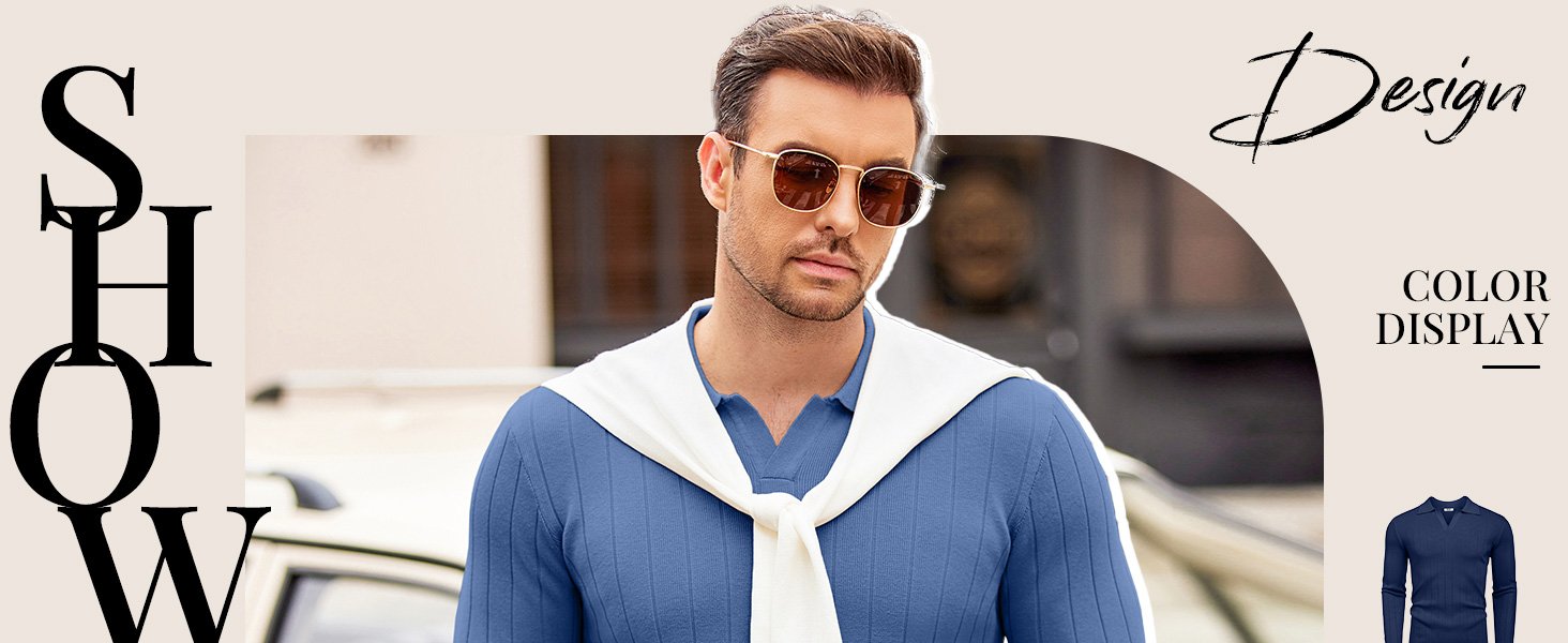 mens polo shirts long sleeve