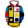 5E37BD95-8625-39EC-B37F-CC12173223D3 Color Block Graphic Pullover Hoodie