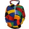 8E106139-53EC-0013-DE8C-87D15F98A68B Color Block Graphic Pullover Hoodie