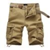 B5628854-1922-D271-991D-65545D0E84A7 Cargo Shorts with Multi-Pocket, Knee-Length Design