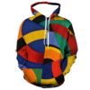 D4DFB473-0ADC-866F-39DE-CC6BA0EEA337 Color Block Graphic Pullover Hoodie