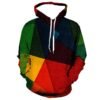 FF26F7AA-9AC8-003D-6979-7C40038FB62B Color Block Graphic Pullover Hoodie