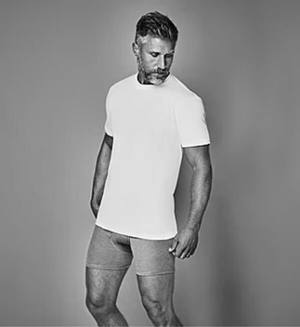 4-Pack Men's Ultra Soft 100% Cotton Crew-Neck T-Shirt White