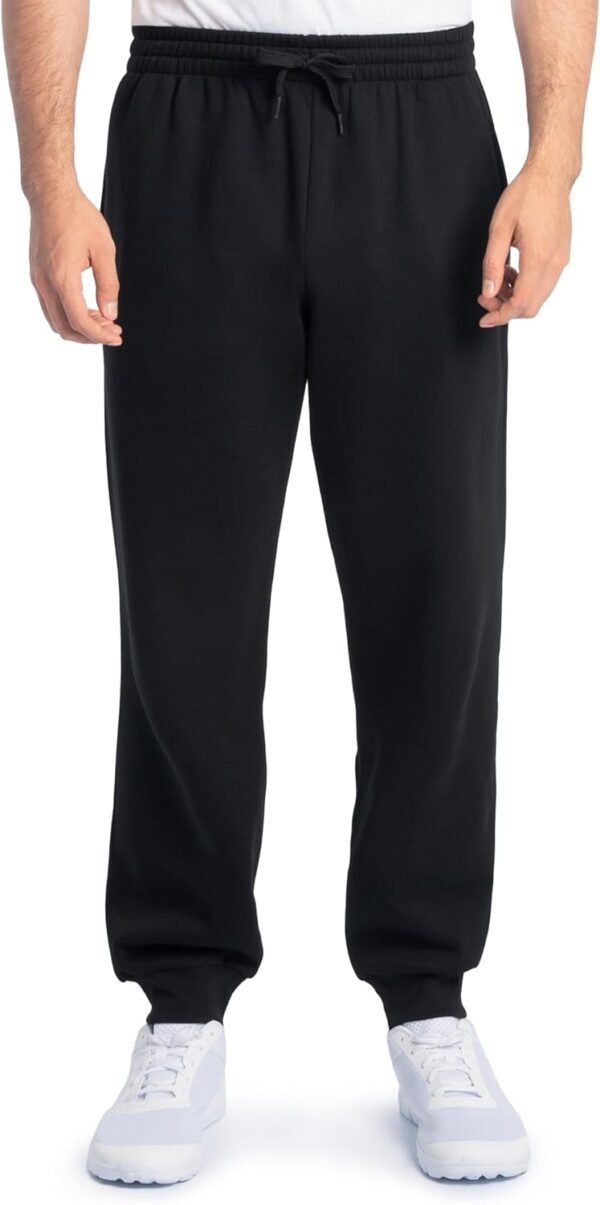 Eversoft Fleece Joggers with Pockets, Relaxed Fit, Moisture Wicking, Breathable, Tapered Sweatpants