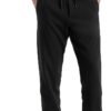 Mens' Fleece Joggers Pants with Deep Pockets in Loose-fit Style