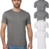 Mens 4 Pack Cool Crewneck T-Shirt | Anti-Odor | Quick Drying | 4-Way Stretch