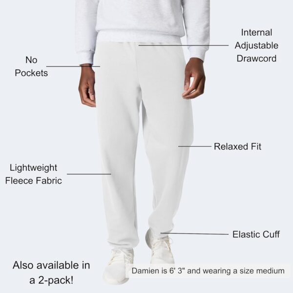 61XMH2LWZZL._AC_SL1500 Men's Ecosmart Best Sweatpants, Athletic Lounge Pants with C"ed Cuffs