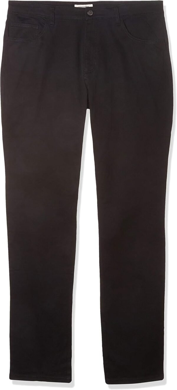 61asXnlGymL._AC_SL1500 Essentials Men's Chinos, Athletic Fit, Work Pants, 5-Pocket, Comfort Stretch