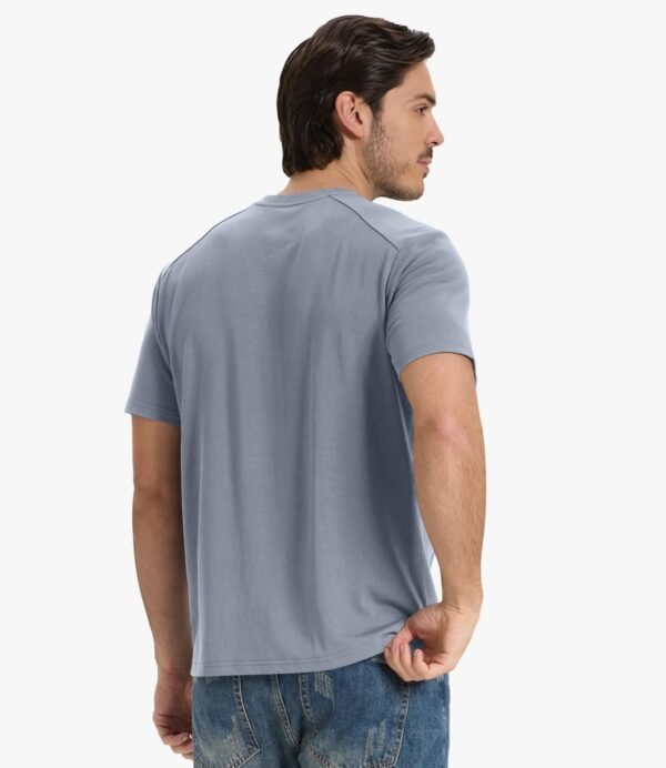 Men's T-Shirts Short Sleeve Heavyweight Crew Neck T Shirt for Men Moisture Wicking Casual Tees