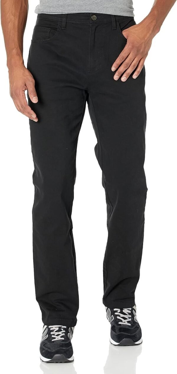 71CyI33MtyL._AC_SL1500 Essentials Men's Chinos, Athletic Fit, Work Pants, 5-Pocket, Comfort Stretch