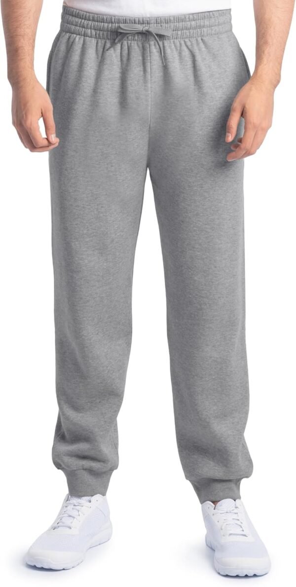 Eversoft Fleece Joggers with Pockets, Relaxed Fit, Moisture Wicking, Breathable, Tapered Sweatpants