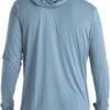 Men's Lightweight Hoodie - UPF 20+ Sun Protection Hoodie for Men - Breathable Long Sleeve Sun Shirt for Fishing