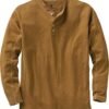 Men’s Henley Long Sleeve Casual Fit Shirt
