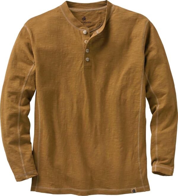 Men’s Henley Long Sleeve Casual Fit Shirt