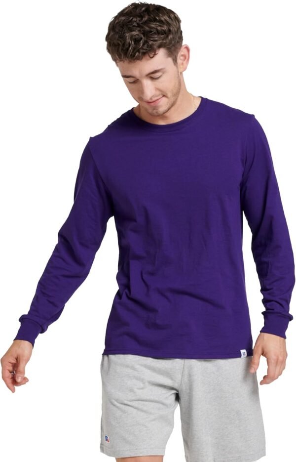 Men's Dri-Power Long Sleeve Tees, Moisture Wicking, Odor Protection, UPF 30+