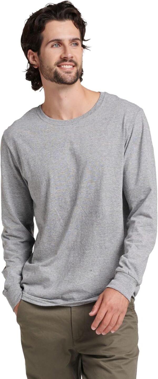 Men's Dri-Power Long Sleeve Tees, Moisture Wicking, Odor Protection, UPF 30+