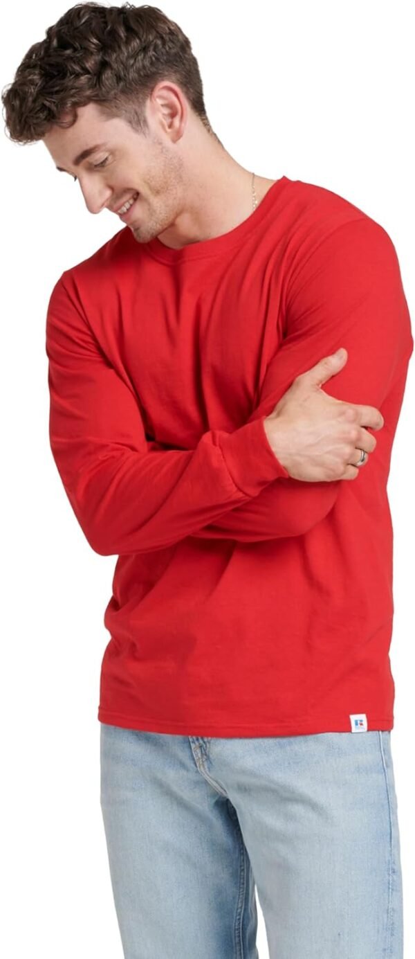 Men's Dri-Power Long Sleeve Tees, Moisture Wicking, Odor Protection, UPF 30+