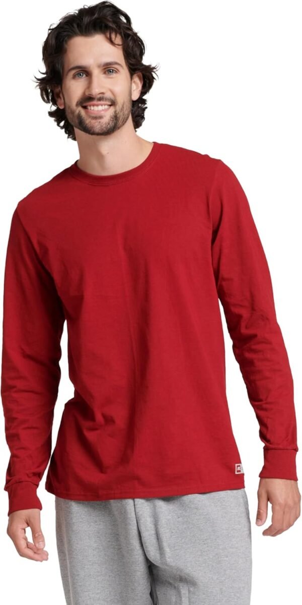 Men's Dri-Power Long Sleeve Tees, Moisture Wicking, Odor Protection, UPF 30+