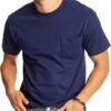 Pocket, Heavyweight Cotton Pocket Tee for Men, Full-Cut T-Shirt, 1 Or 2 Pack