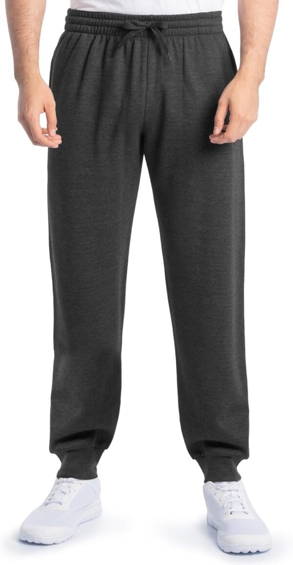 Eversoft Fleece Joggers with Pockets, Relaxed Fit, Moisture Wicking, Breathable, Tapered Sweatpants