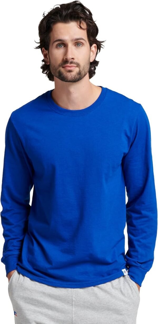 Men's Dri-Power Long Sleeve Tees, Moisture Wicking, Odor Protection, UPF 30+