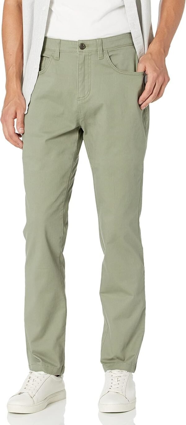71xHJG8Fg5S._AC_SL1500 Essentials Men's Chinos, Athletic Fit, Work Pants, 5-Pocket, Comfort Stretch
