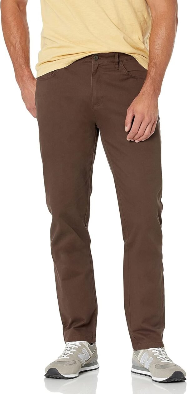 71yKKY9OGwL._AC_SL1500 Essentials Men's Chinos, Athletic Fit, Work Pants, 5-Pocket, Comfort Stretch