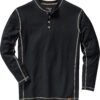 Men’s Henley Long Sleeve Casual Fit Shirt