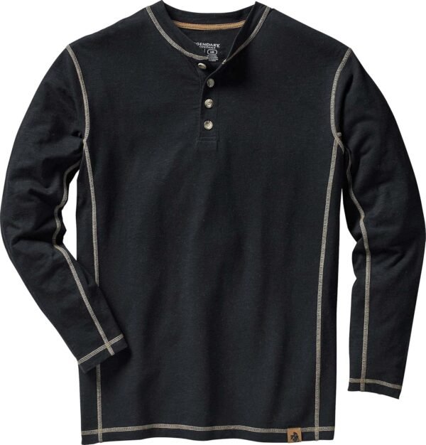 Men’s Henley Long Sleeve Casual Fit Shirt