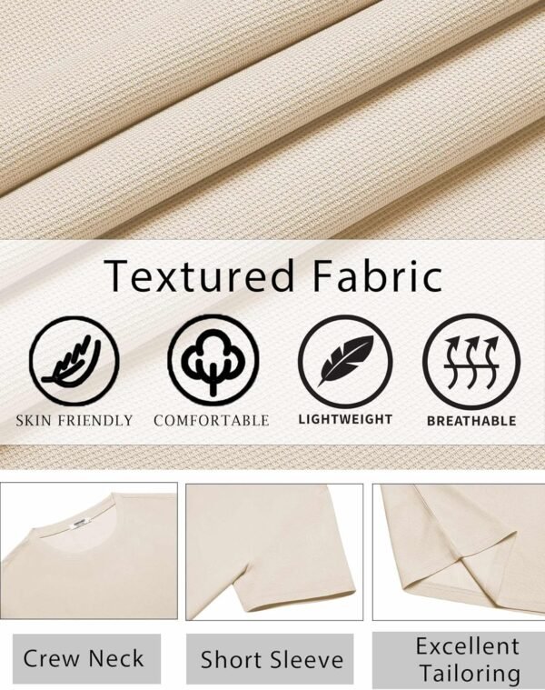 811FSMPUjbL._AC_SL1500 Men's T Shirt Short Sleeve Crew Neck T-Shirt Casual Summer Classic Basic Tee Shirts