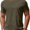 811FV19hGhL._AC_SL1500 Men's T Shirt Short Sleeve Crew Neck T-Shirt Casual Summer Classic Basic Tee Shirts
