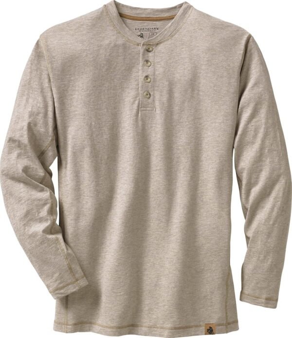 Men’s Henley Long Sleeve Casual Fit Shirt