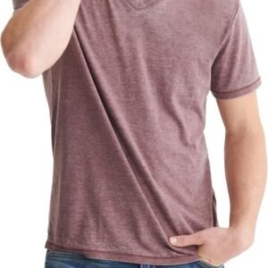 Mens Venice Burnout V Neck Tee