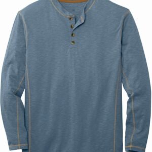 Men’s Henley Long Sleeve Casual Fit Shirt