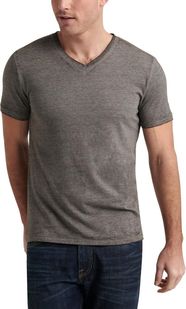Mens Venice Burnout V Neck Tee