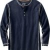 Men’s Henley Long Sleeve Casual Fit Shirt
