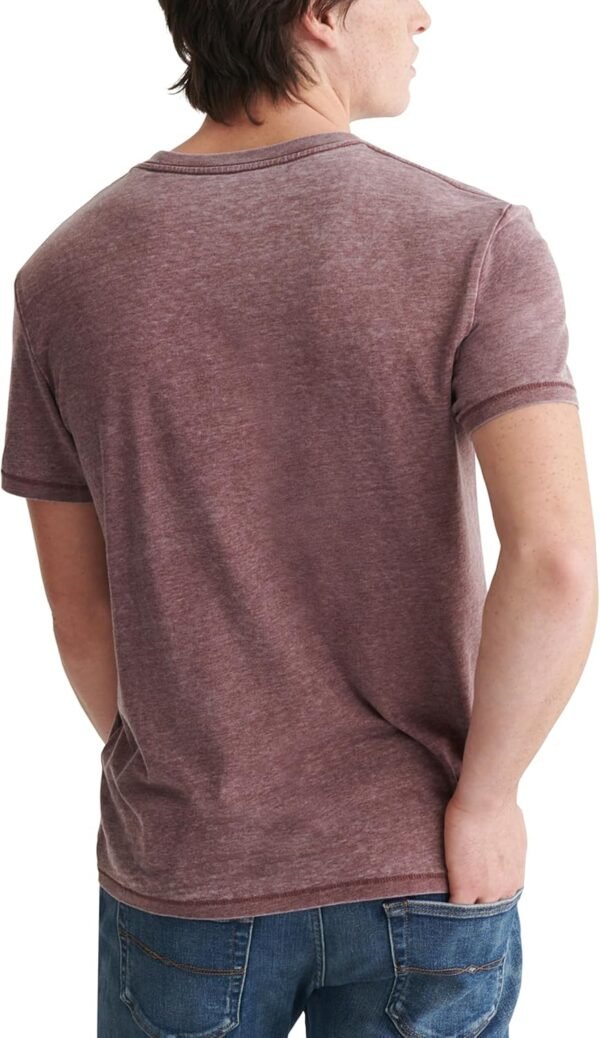 Mens Venice Burnout V Neck Tee
