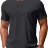 81LQrsuwgEL._AC_SL1500 Men's T Shirt Short Sleeve Crew Neck T-Shirt Casual Summer Classic Basic Tee Shirts