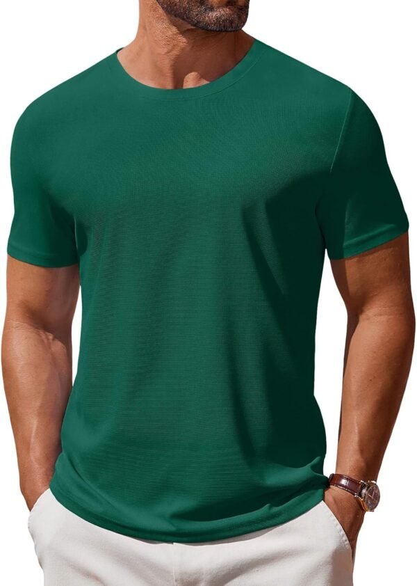 81Qd3W9oyBL._AC_SL1500 Men's T Shirt Short Sleeve Crew Neck T-Shirt Casual Summer Classic Basic Tee Shirts