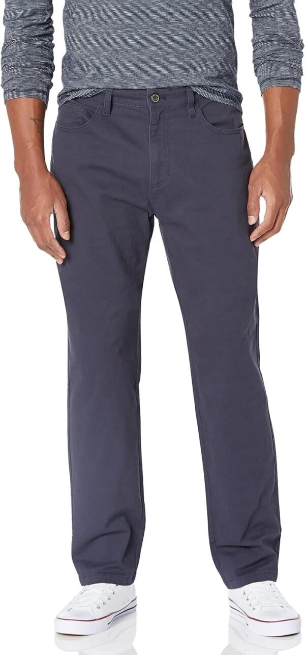 81WTquN0T_L._AC_SL1500 Essentials Men's Chinos, Athletic Fit, Work Pants, 5-Pocket, Comfort Stretch