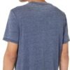 Mens Venice Burnout V Neck Tee
