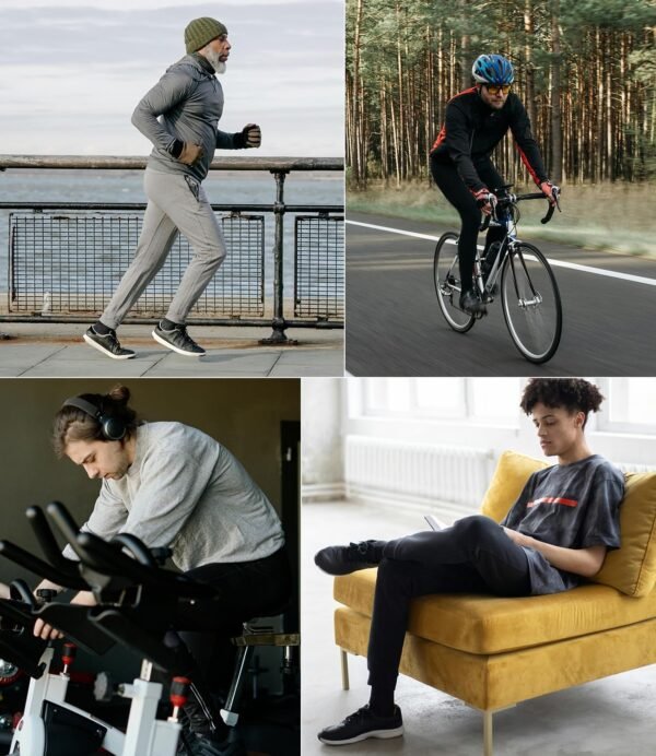 Mens Sweatpants Lightweight Athletic Pants for Workout Jogging Running Gym Dry Loose-fit Tapered Joggers