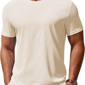 Men's T Shirt Short Sleeve Crew Neck T-Shirt Casual Summer Classic Basic Tee Shirts