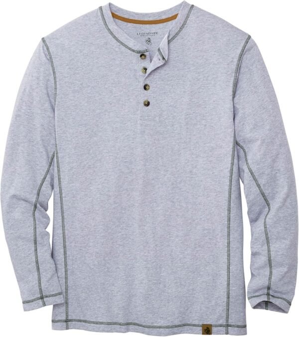 Men’s Henley Long Sleeve Casual Fit Shirt