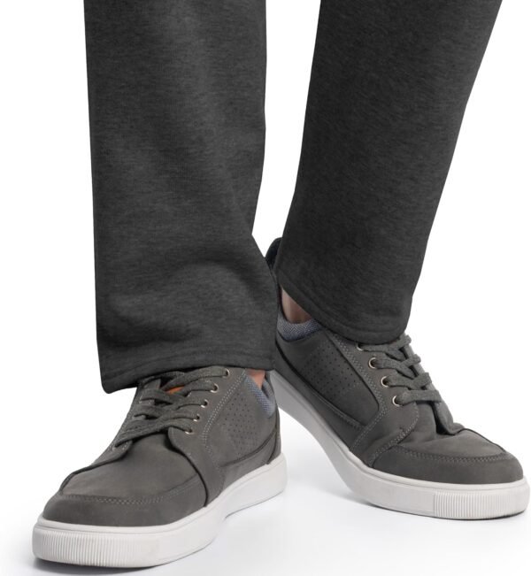 81rJSANen2L._AC_SL1500 Mens Eversoft Fleece Open Bottom Sweatpants with Pockets, Relaxed Fit, Moisture Wicking, Breathable