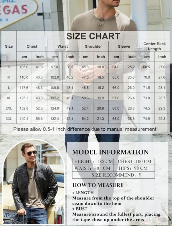 81z9TNVVDzL._AC_SL1500 Men's Henley T-Shirt Long Sleeve Casual Lightweight Pullover Shirts Soft Stretch Basic Tees Fall Tops