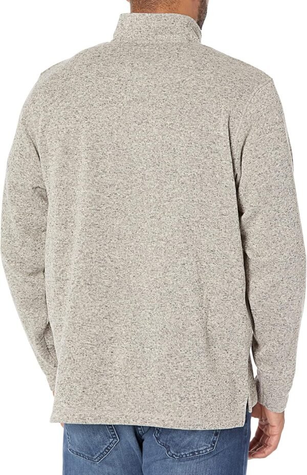 mens Long Sleeve Fleece Quarter-zip