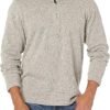 mens Long Sleeve Fleece Quarter-zip
